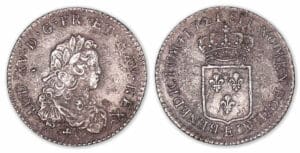 Louis XV - Tiers d'écu de France 1721 E (Tours).