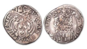 Comtat venaissin - Urbain VIII - Giulio 1628 (Avignon).
