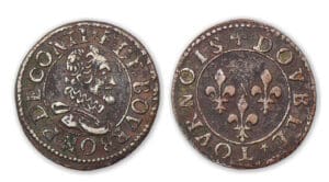 Champagne - François de Bourbon - Double tournois.