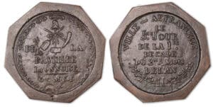 Siège Lyon - Convention - Médaille octogonale.