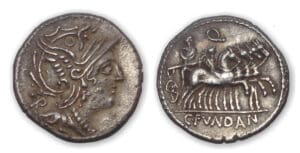 FUNDANIA - Denier 101 av. J.-C.