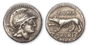 SATRIENA - Denier 77 av. J.-C.