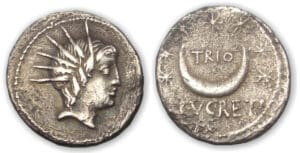 LUCRETIA - Denier 76 av. J.-C.