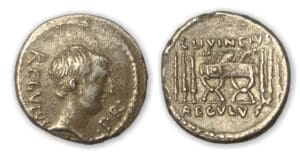 LIVINEIA - Denier 42 av. J.-C.