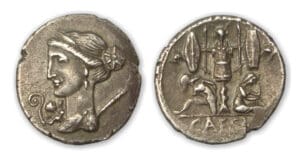 JULES CESAR - Denier 46-45 av. J.-C.