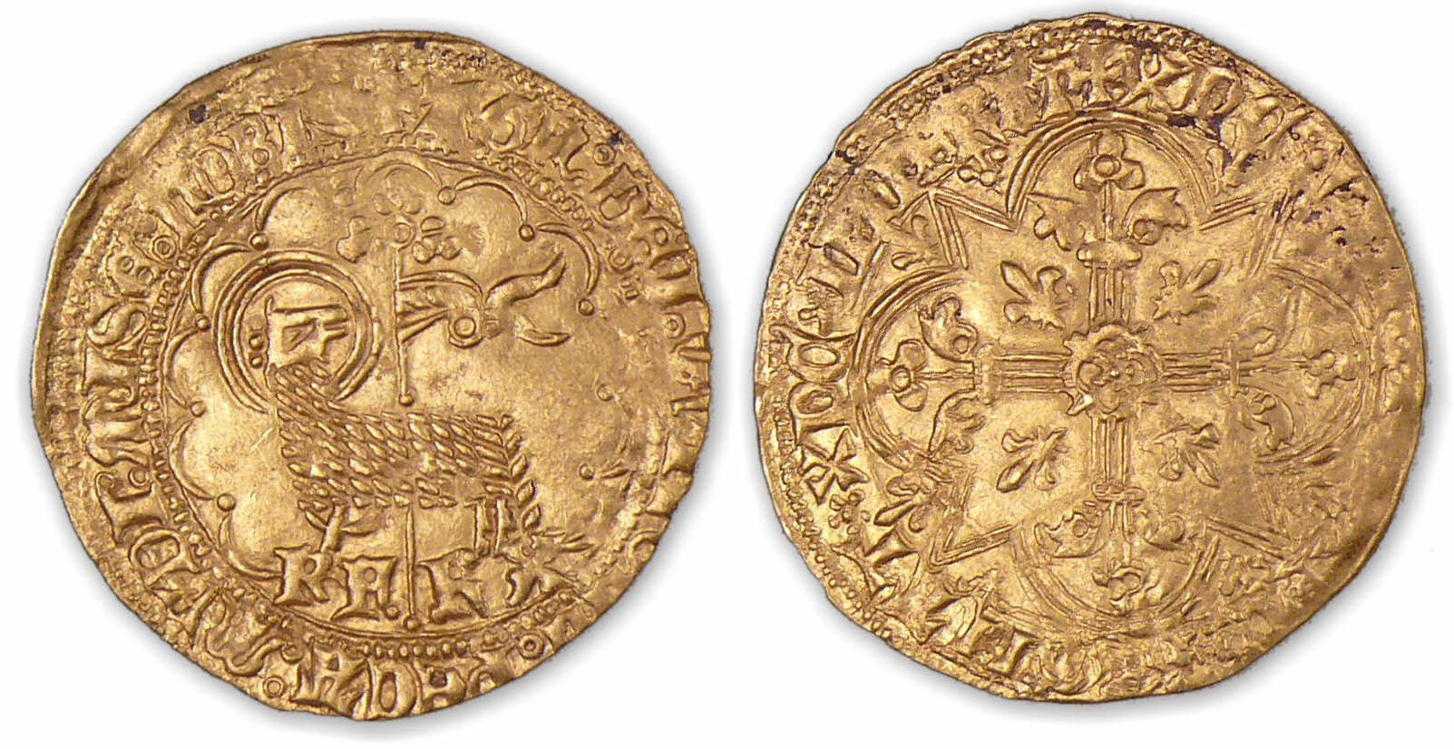 Charles VI - Agnel d'or (Toulouse). Charles VI - Agnel d'or (Toulouse).