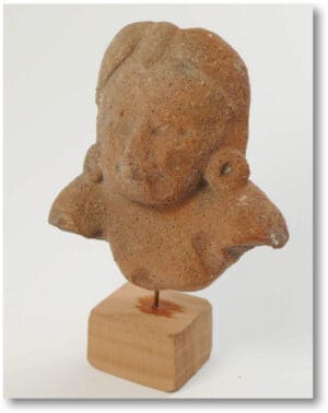 Maya - Tolita (Equateur) - Buste en terre cuite - Ve siècle ap. J.-C.