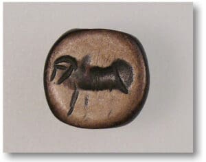 Sassanide - Cachet en bronze - IVe-VIe siècle ap. J.-C.