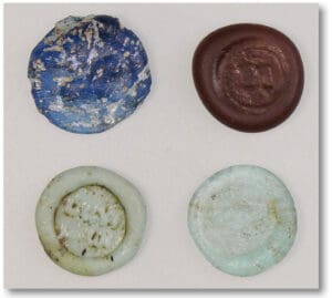 Arabe - Jeton en pâte de verre - VIIe-XIe siècle ap. J.-C.