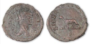 Gallien - Antoninien (267-268, Rome) Panthère.