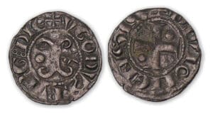 Bourgogne - Hugues IV - Denier.