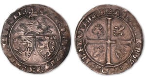 Flandres - Jean sans Peur - Double gros d'argent (Gand).