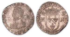 Dombes - Henri II de Montpensier - Teston 1607 (Trévoux).