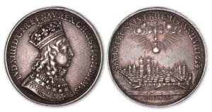 Louis XIV -  Jeton de mariage - Reims 1654.
