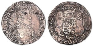 Pays Bas espagnol - Brabant - Philippe IV - Ducaton 1654 (Bruxelles).