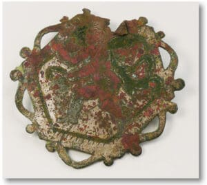 Féodale - Plaque en bronze argent - Eros
