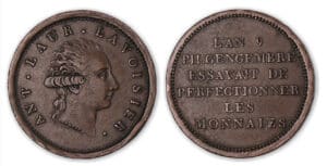 Essai au module de 2 francs de Lavoisier - Gengembre - An 8.