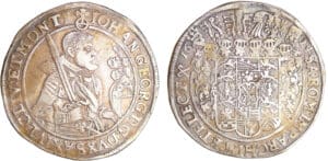 Allemagne - Saxe - Johann Georg I - Thaler 1624
