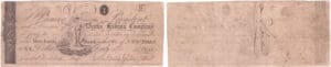 Etats-Unis - Bank Note - Obsolete currency - New York (Derby), Derby Fishing Company - 1 dollar September 1st 1808