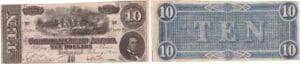 Etats-Unis - Bank Note - Confederate currency - Virgina (Richmond), Confederate States of America - 10 dollars Fabruary 17th 1864