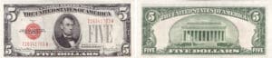 Etats-Unis - Bank Note - United States Notes - 5 dollars serie 1928 F
