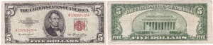 Etats-Unis - Bank Note - United States Notes - 5 dollars serie 1953