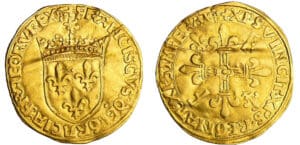 François 1er (1515-1547) - Ecu d'or au soleil - 5ème type