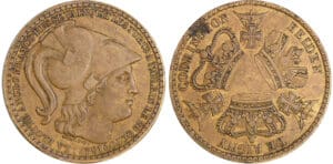 Grèce - Médaille - Bataille de Navarin contre les Turcs, 1827 Paris