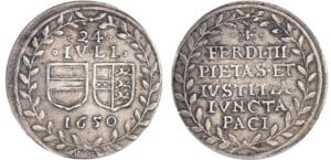 Allemagne - Haus Habsburg - Ferdinand III (1627-1637) - Jeton en argent 1650 St. Veit.