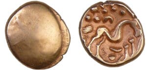 Ambiani - Statère d'or uniface (60-50 av. J.-C.)