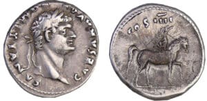 Domitien - Denier (76, Rome) - Pégase
