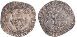 Charles VI (1380-1422) - Gros florette - Tours