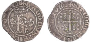 Charles VIII (1483-1498) - Karolus ou dizain - Troyes (11 septembre 1488)