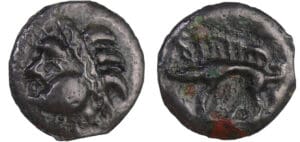 Leuques - Potin à la tête d’indien (75-50 av. J.-C.)