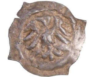 Allemagne - Colmar - Vierzipliger Pfennig (1280-1350)
