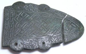 Mérovingien - Boucle de ceinture en bronze - 6ème-8ème sciècle