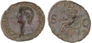 Caligula - As (37-38, Rome) - Vesta