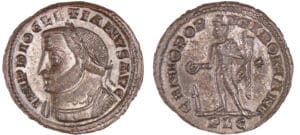 Dioclétien - Follis (Lyon) - Le Génie