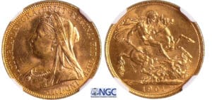 Australie - Victoria (1837-1901) - Souverain 1901 S (Sydney)