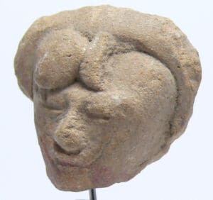 Précolombien - Téotihoucan - Mexique - Tête en terre cuite - 400-800