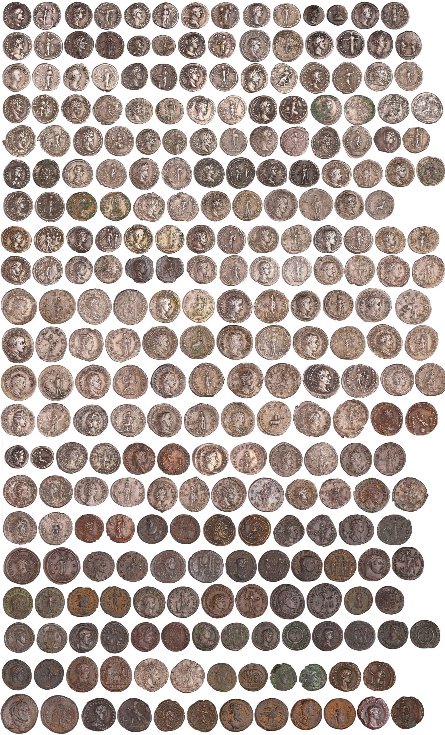 Très important collection de monnaies romaines de l'empire au bas empire - 135 monnaies Très important collection de monnaies romaines de l'empire au bas empire - 135 monnaies