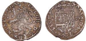 Franche-Comté - Philippe IV - Demi-gros 1623
