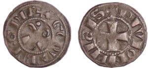 Bourgogne - Hugues III - Denier (Dijon)