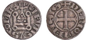 Auvergne - Comté de Riom - Alphonse de France - Denier