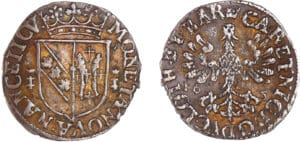 Lorraine - Duché de Lorraine - Charles et Nicole - Gros 1625 (Nancy)