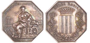 Jeton en argent - Société métallurgique de l'Ariège (1880-)
