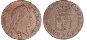 Louis XV (1715-1774) - Liard à la vieille tête - 1771 V (Troyes)