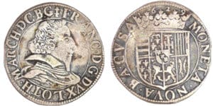 Lorraine - Comté de Slam - François II - Teston 1629 (Nancy)
