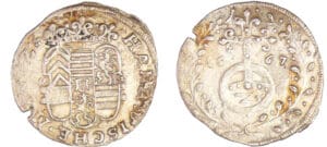 Alsace - Comté de Hanau - Lichtenberg - Frédéric Casimir - 2 kreuzers 1667 (Hanau)