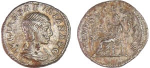 Julia Soémias - Denier (220, Rome) - Vénus